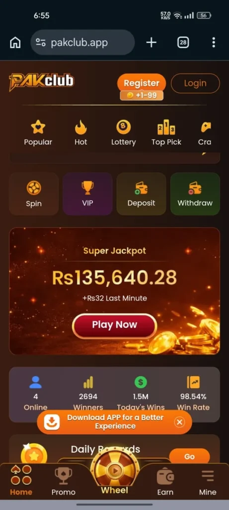 Pakclub Game