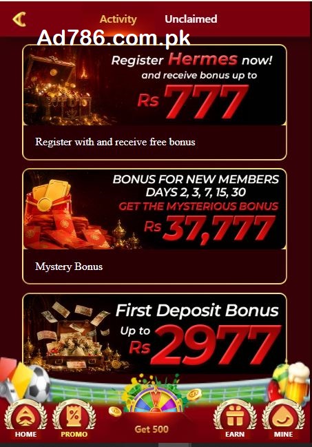 Hermes Game login